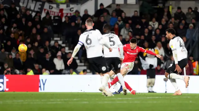 Joe Lolley hits the bar