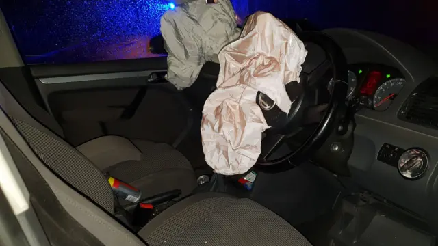 Airbags in the car