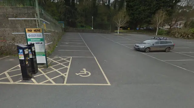 Car park at Shadycombe, Salcombe