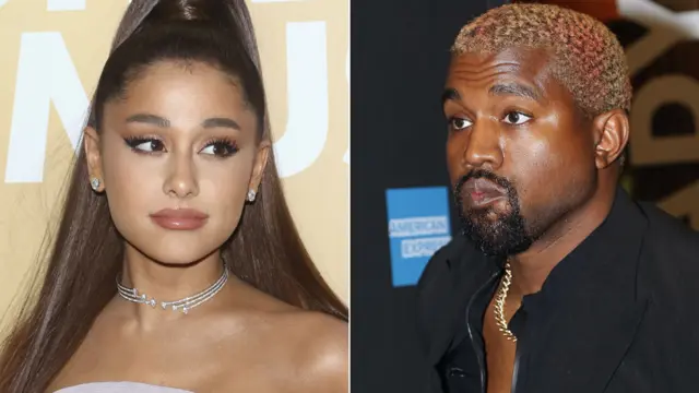 Ariana Grande and Kanye West