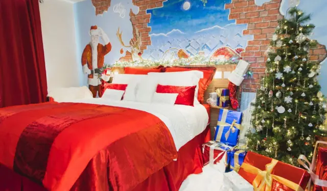 Christmas themed room