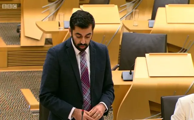 Justice Secretary Humza Yousaf