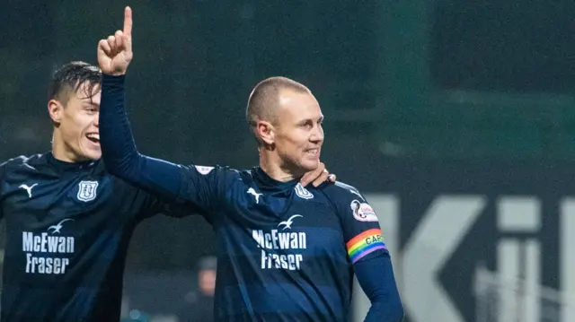 Dundee's Kenny Miller celebrates