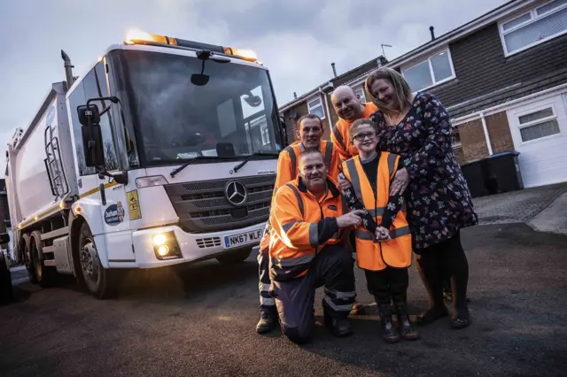 Ryan and the bin crew