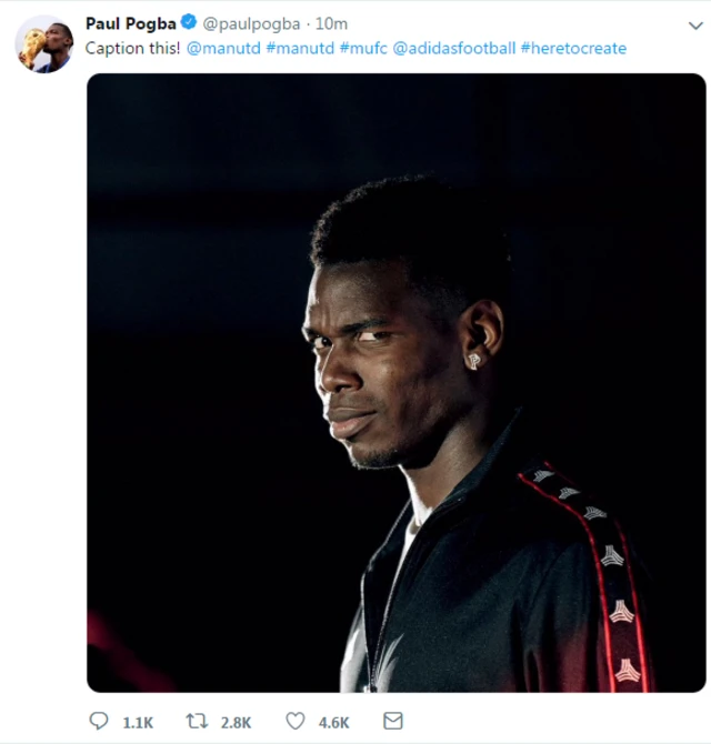 Paul Pogba tweet