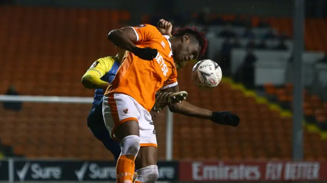 Blackpool's Armand Gnanduillet