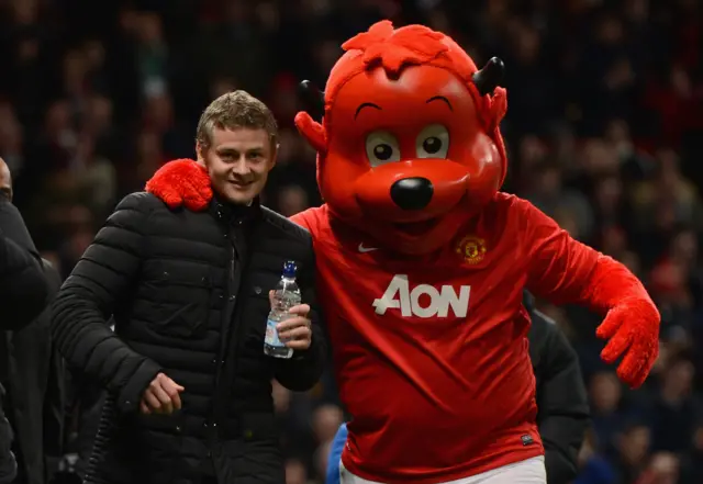 Ole gunnar Solskjaer and Fred the Red