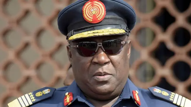 Air Chief Marshal Alex Badeh pictured in 2015