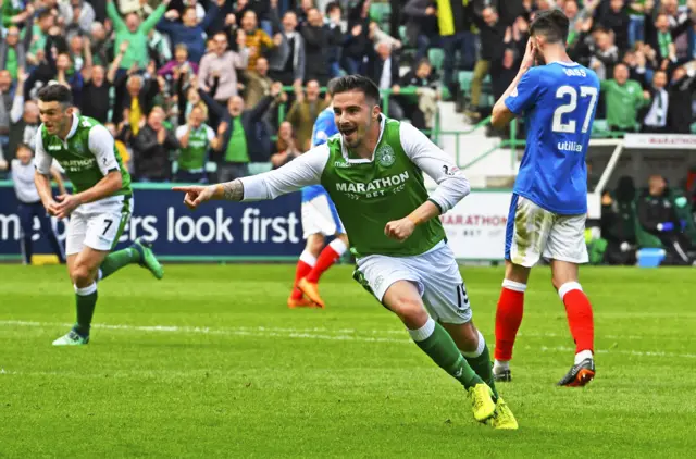 Jamie Maclaren celebrates