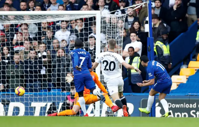 Pedro scores for Chelsea