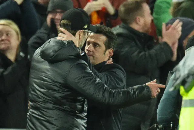 Jurgen Klopp and Marco Silva