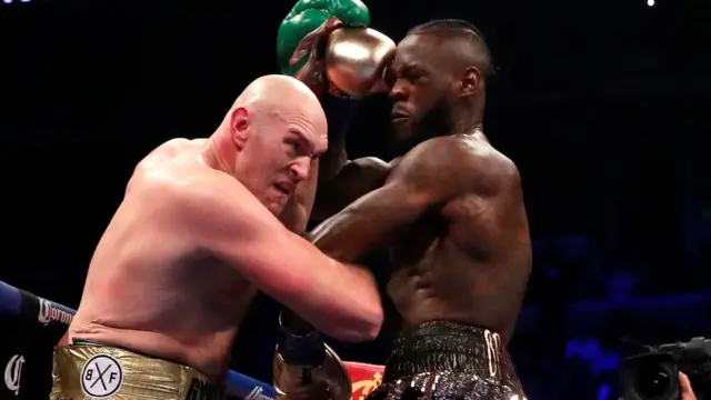 Deontay Wilder and Tyson Fury