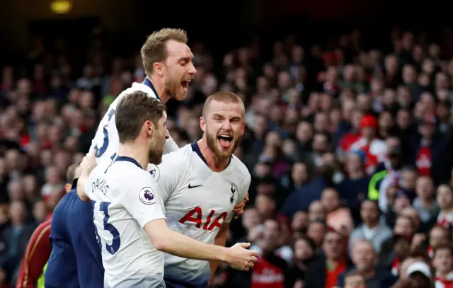 Eric Dier celebrates