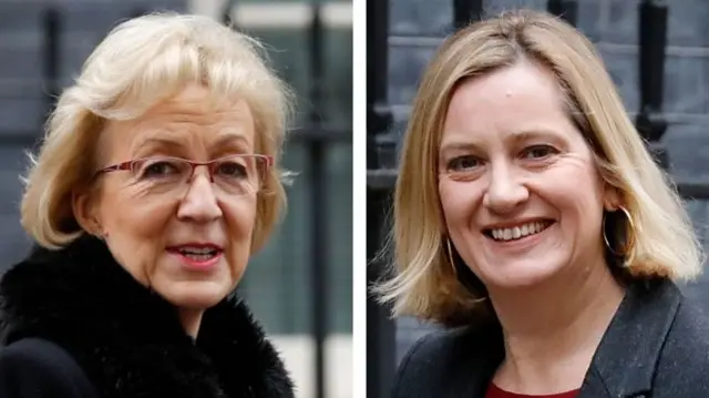 Andrea Leadsom and Amber Rudd