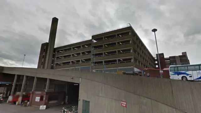 The multi-storey car park