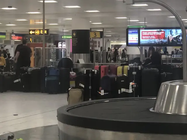 bags at Gatwick