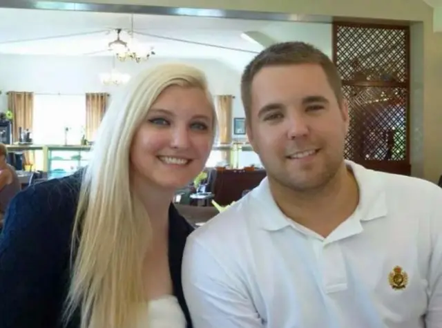 Adam Weitzel-Leishman and his wife