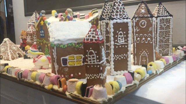 gingerbread village