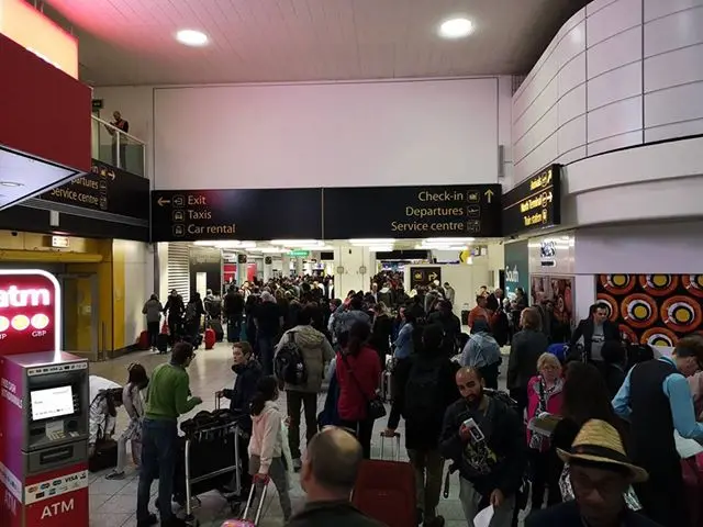 Passengers stranded at Gatwick