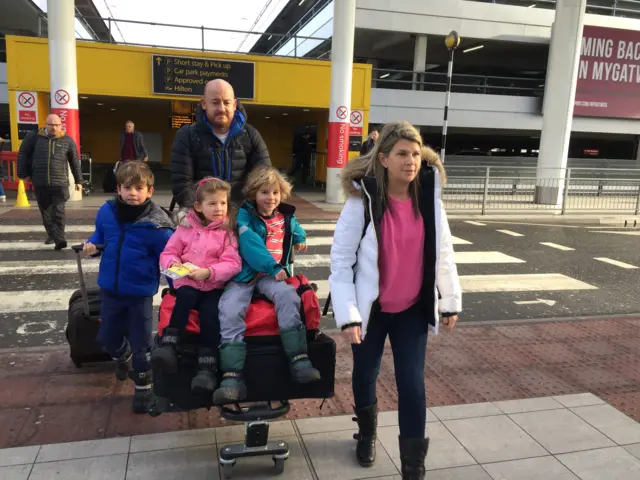 Family at Gatwick