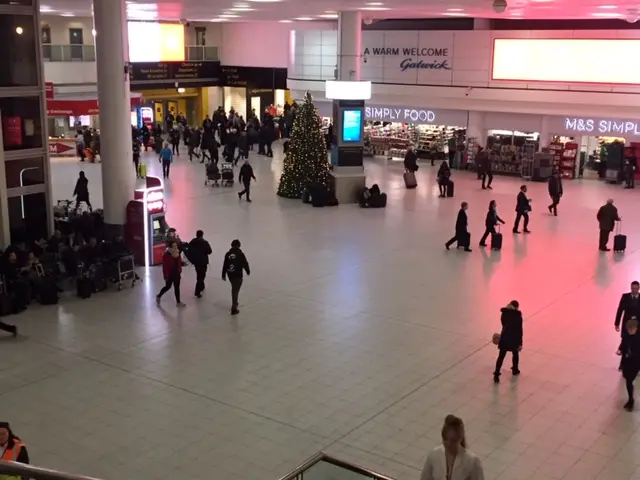 Passengers stranded at Gatwick