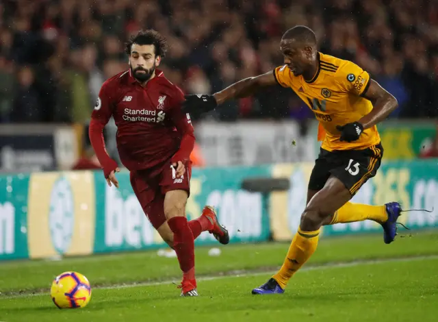 Mo Salah and Willy Boly