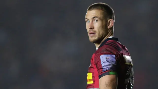 Mike Brown in action for Harlequins