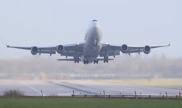 A plane at Gatwick