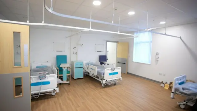 Inside the new ward