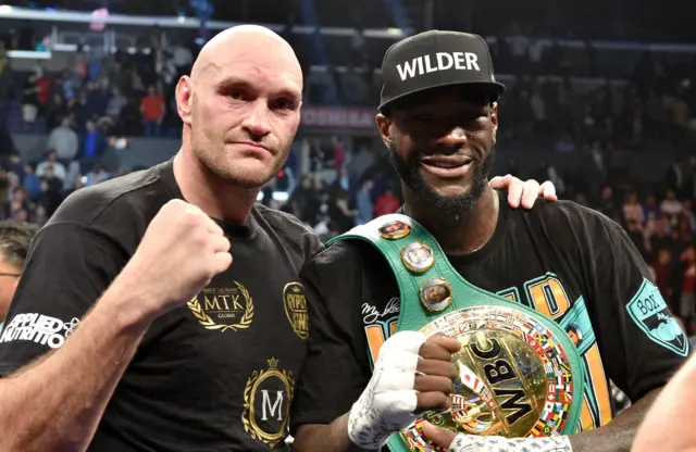 Tyson Fury and Deontay Wilder