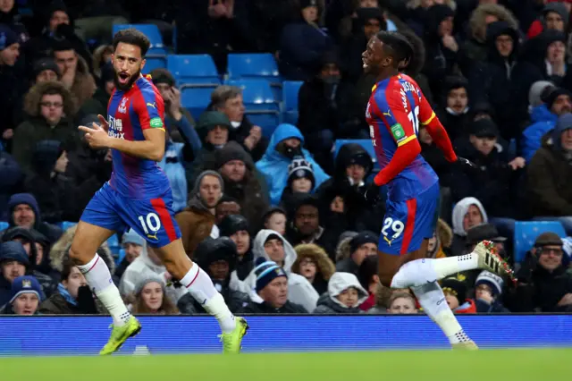 Andros Townsend celebrates