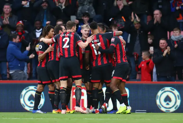 Bournemouth celebrate