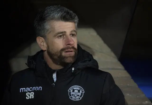 Motherwell manager Stephen Robinson