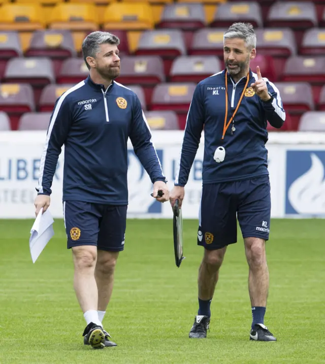 Stephen Robinson and Keith Lasley