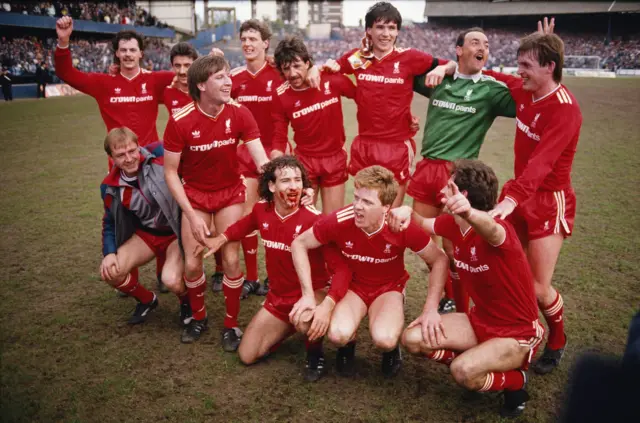 Liverpool win the 1986 title