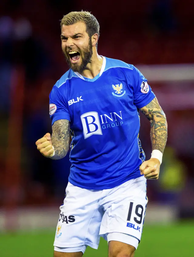 St Johnstone defender Richard Foster