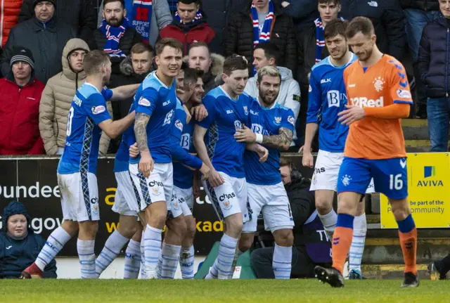 St Johnstone celebrate