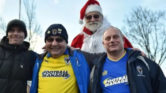 AFC Wimbledon fans