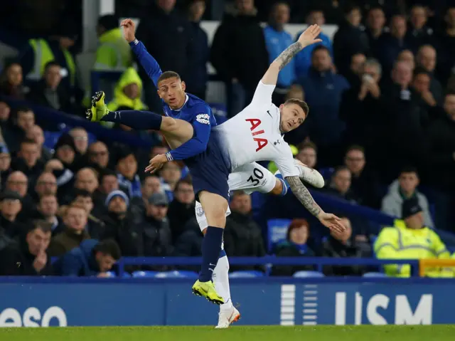 Kieran Trippier and Richarlison