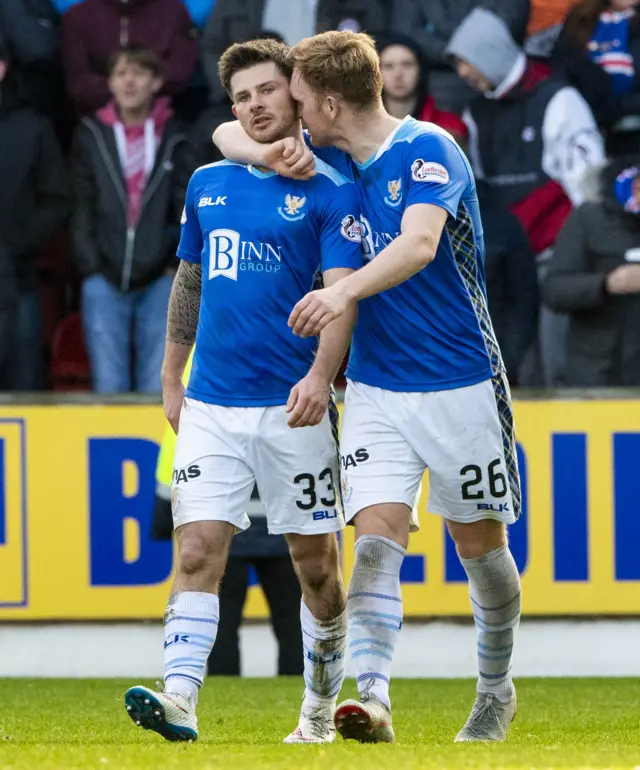 Matty Kennedy celebrates