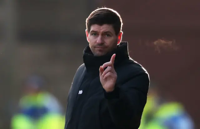 Rangers manager Steven Gerrard