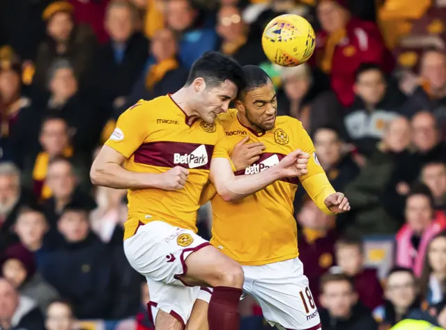 Carl McHugh and Charles Dunne were injured after a clash of heads