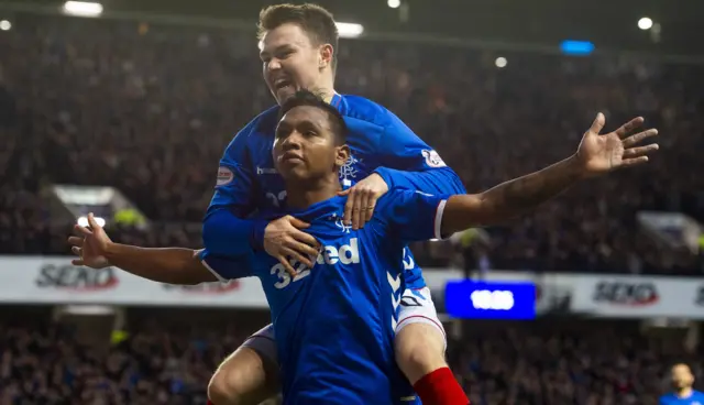 Rangers striker Alfredo Morelos