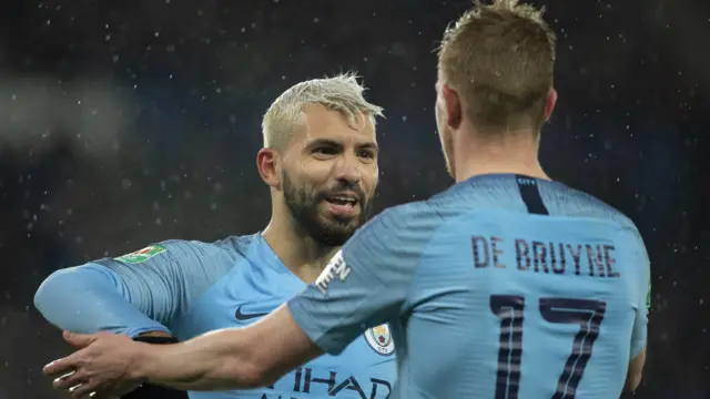 Sergio Aguero and Kevin De Bruyne