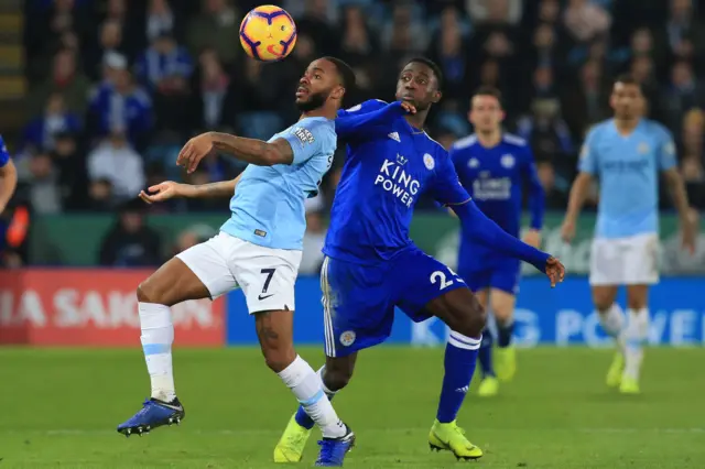 Wilfred Ndidi and Raheem Sterling