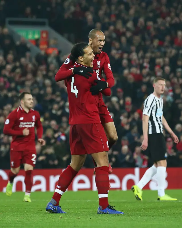 Fabinho and Virgil van Djik