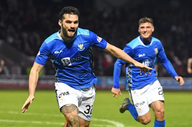 Tony Watt struck late to win it for St Johnstone