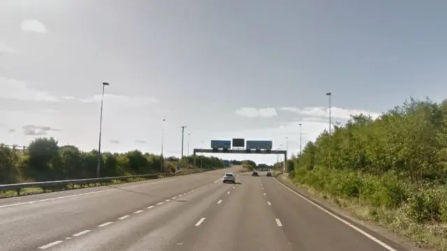 J11 near Cannock of the M6