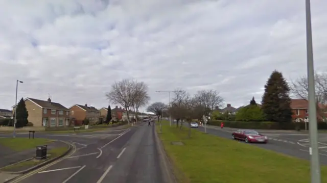 The junction of Blackthorn Lane and Kingston Road