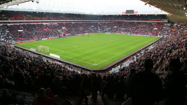 Sunderland crowd on Boxing Day